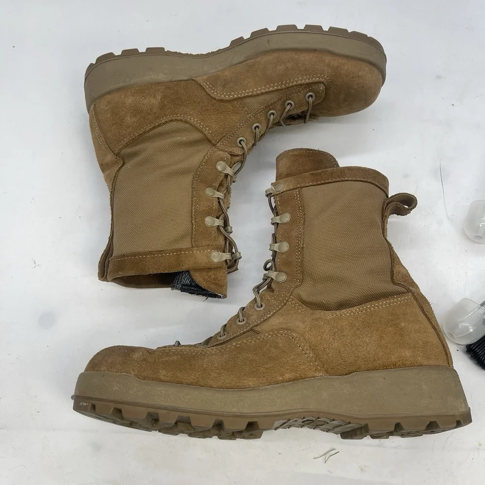 McRae Footwear Military Boots Mens 10.5 R ARMY Combat Hot Weather Coyote Brown